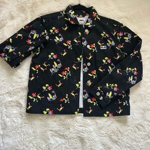 Obey Arcade Flower Denim Jacket